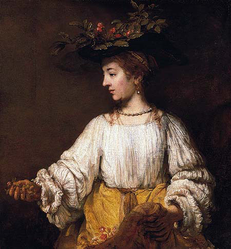Hendrickje as Flora
